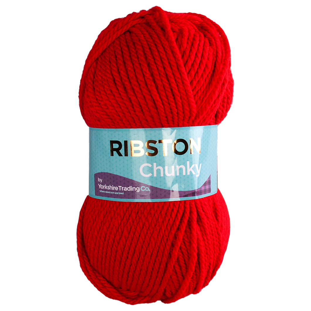 Ribston Chunky Knit Wool 100g Cardinal 293