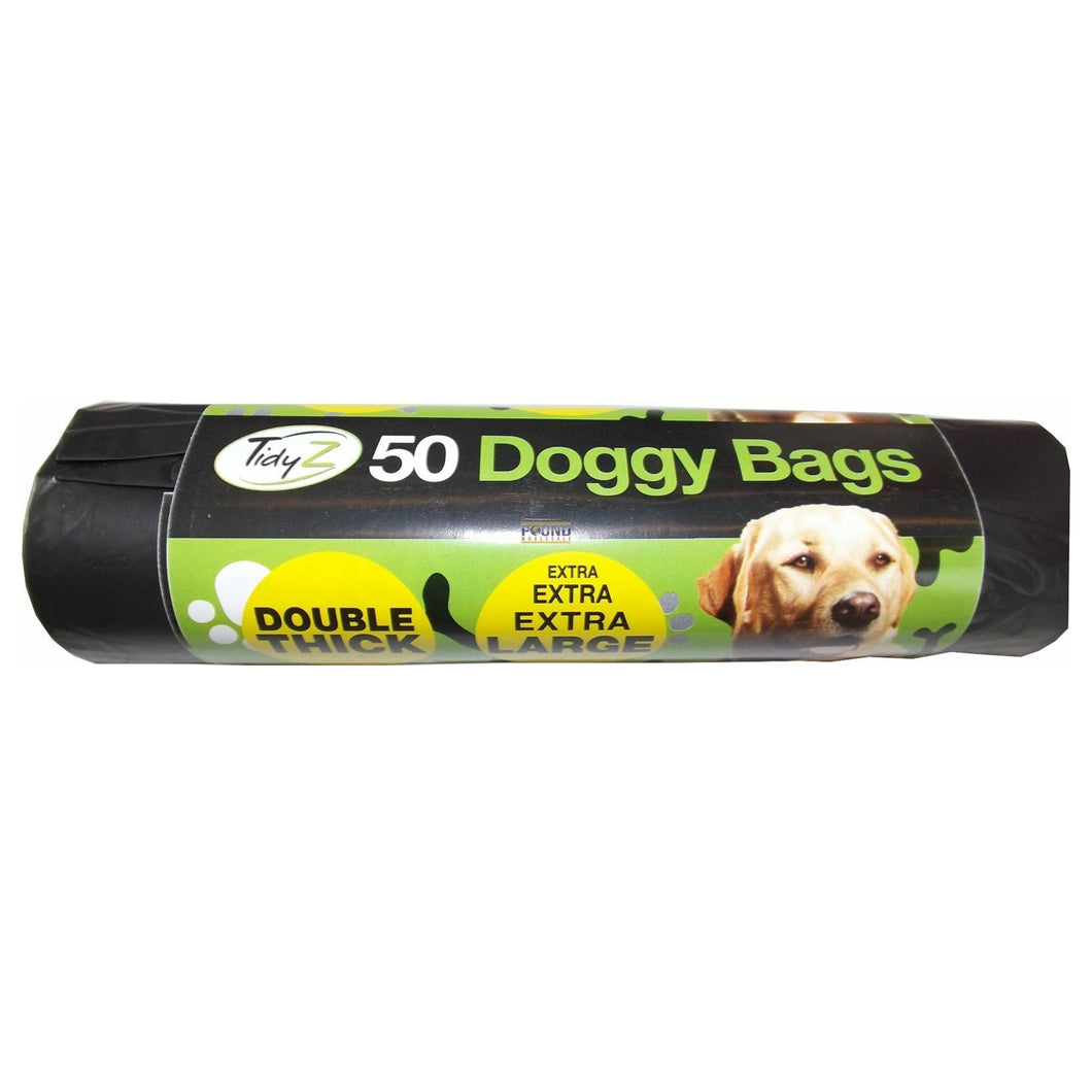 50 Doggy Poo Bags Double Thick