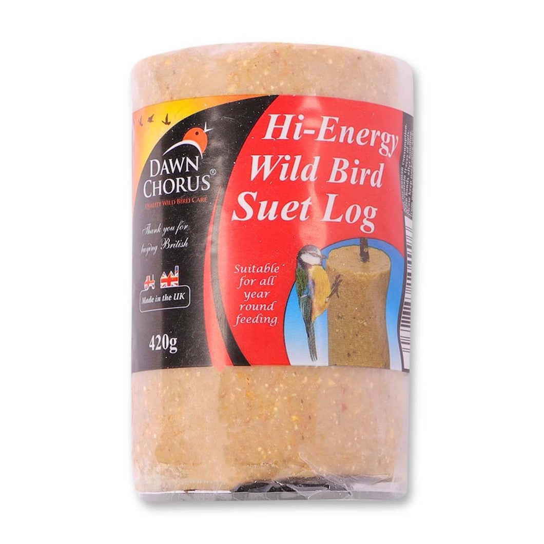 Hi-Energy Wild Bird Suet Log with Chopped Nuts 420g
