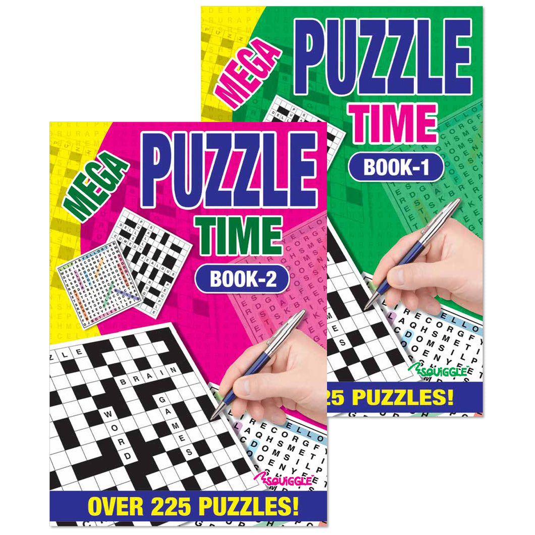 Mega Puzzle Time Book A5