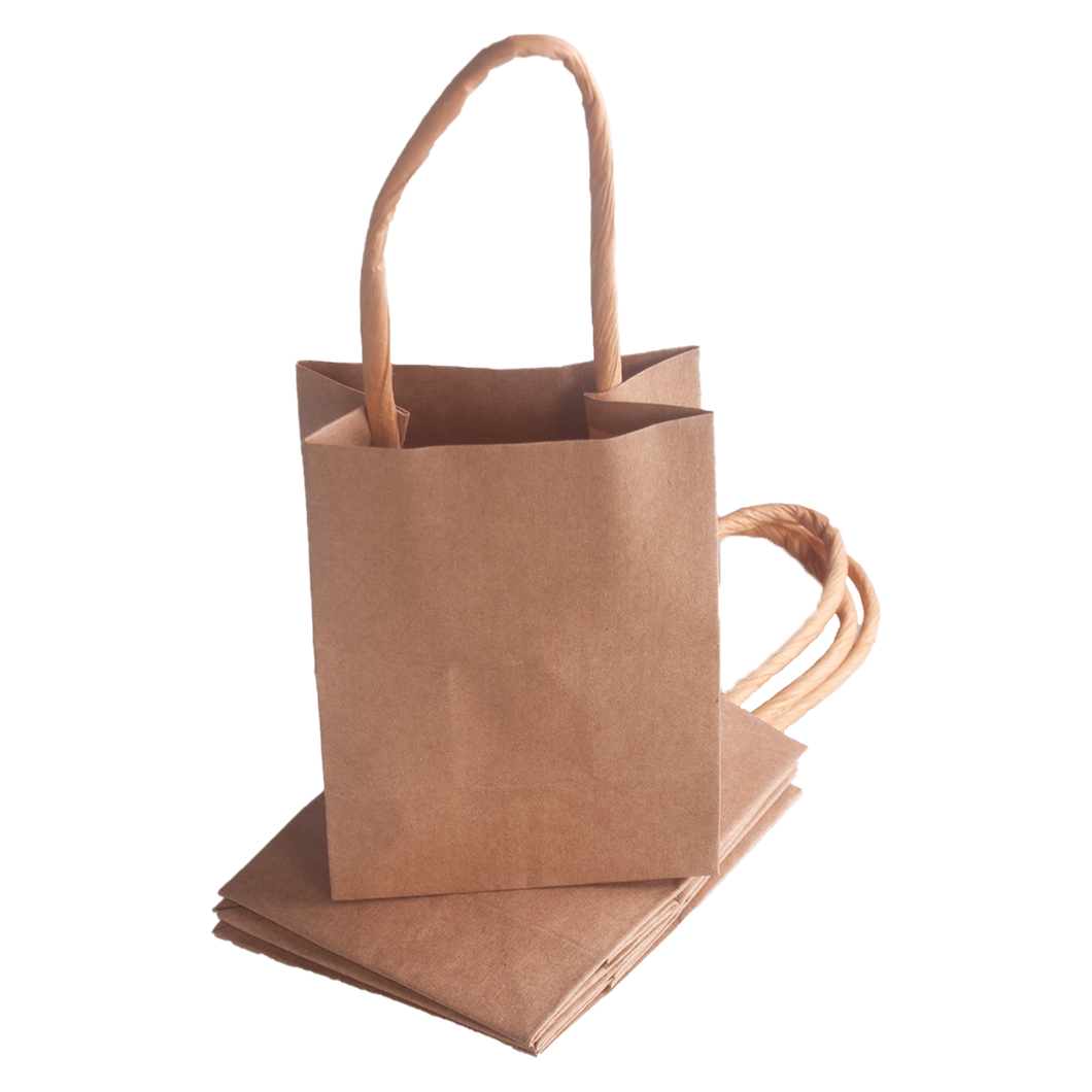 Mini Craft Bags Natural 4pk