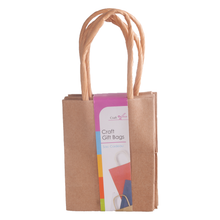 Load image into Gallery viewer, Mini Craft Bags Natural 4pk

