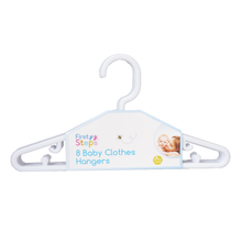 Load image into Gallery viewer, First Steps Small Baby Clothes Hangers 8 Pack
