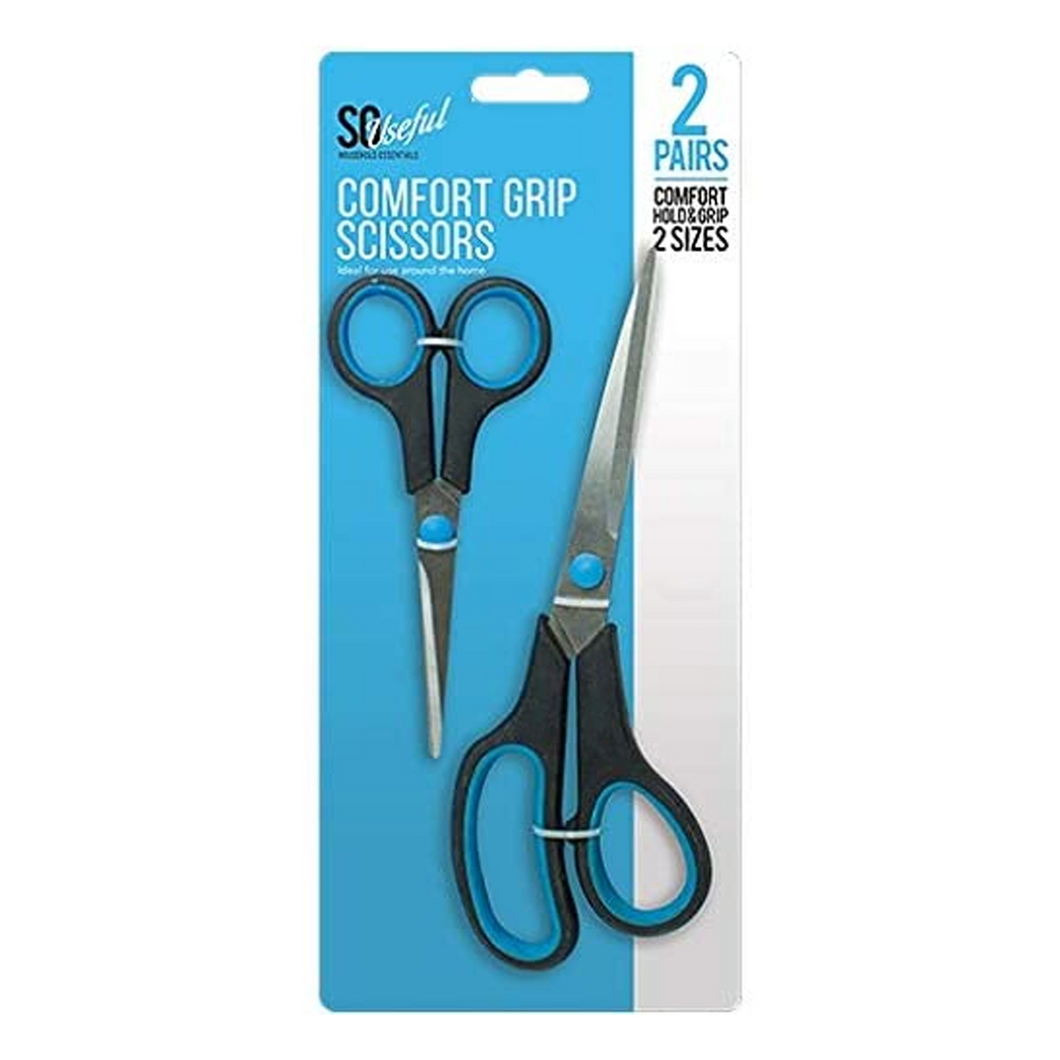 Comfort Grip Scissors 2pk