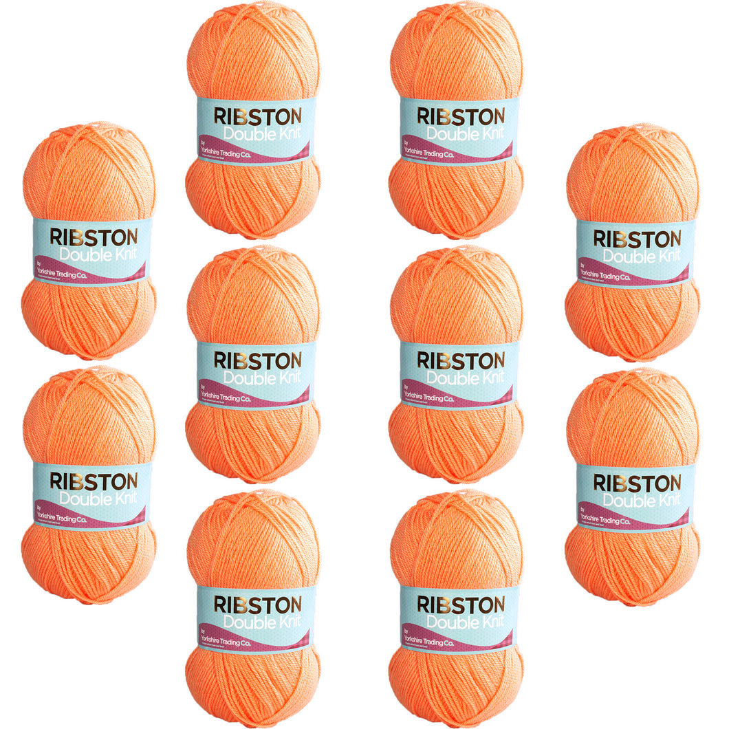 Ribston Double Knit Wool 100g Pumpkin 34A 10 Pack