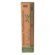 Load image into Gallery viewer, XOC Bamboo Toothbrush 3pk
