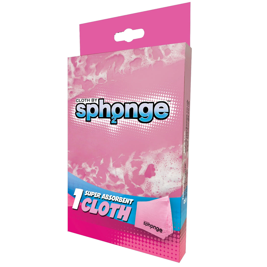 Super Absorbent Pink Sph2onge Cloth