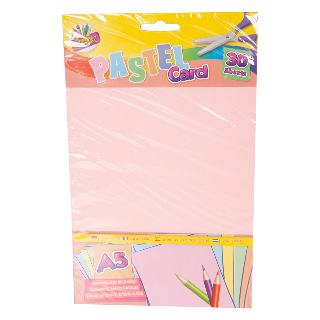 Art Box A5 Pastel Card 30 Sheets