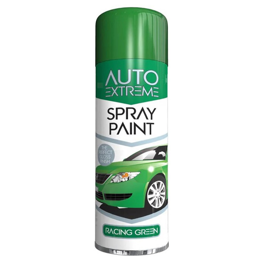 Auto Extreme Racing Green Gloss Car Spray Paint 250ml