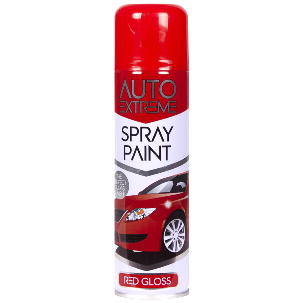 Auto Extreme Red Gloss Car Spray Paint 250ml