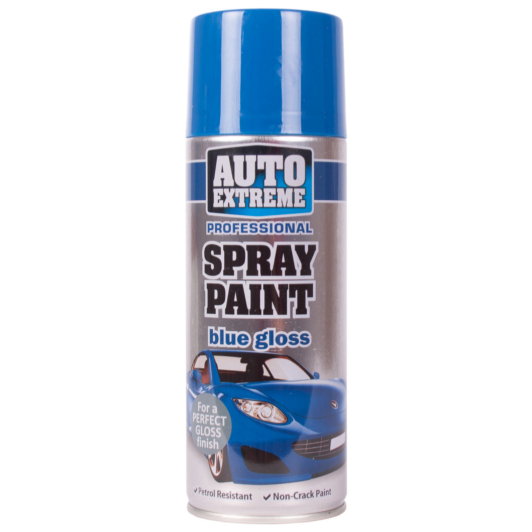 Auto Extreme Blue Gloss Car Spray Paint 400ml