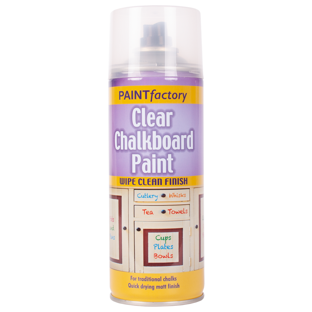 Clear Chalkboard Top Coat Spray Paint
