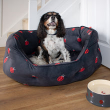 Load image into Gallery viewer, Zoon Ladybug XL Oval Dog Bed