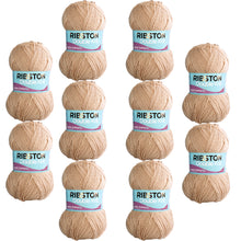 Load image into Gallery viewer, Ribston Double Knit Wool 100g Beige 10A 10 Pack
