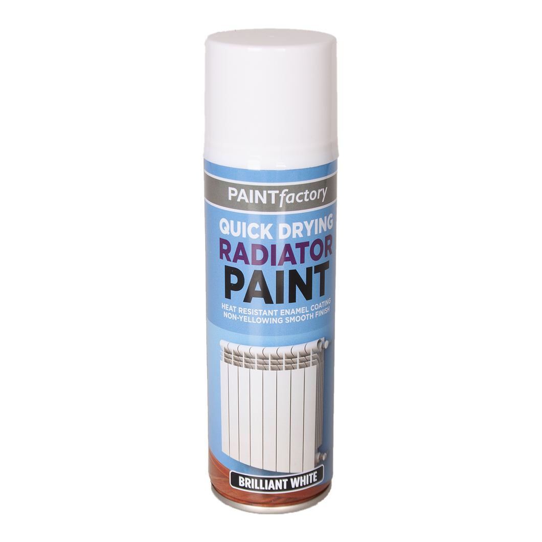 Paint Factory Radiator Spray Paint - Brilliant White