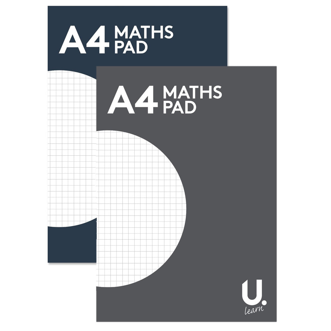U.Learn A4 Maths Square Paper Pad A4