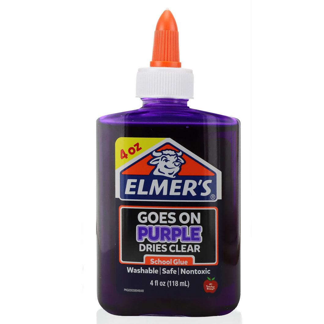 Elmer's Purple Disappearing School Glue 118ml