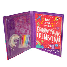 Load image into Gallery viewer, Find Your Sparkle &#39;Follow Your Rainbow&#39; Journal Kit
