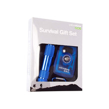 Load image into Gallery viewer, Survival Gift Set containing a torch and multitool.
