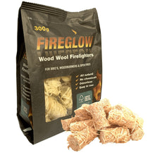 Load image into Gallery viewer, Tiger Tim Fireglow Wood Wool Firelighters 300g

