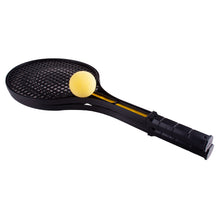 Load image into Gallery viewer, Black Tennis Set With Soft Yellow Ball 52cm X 21cm
