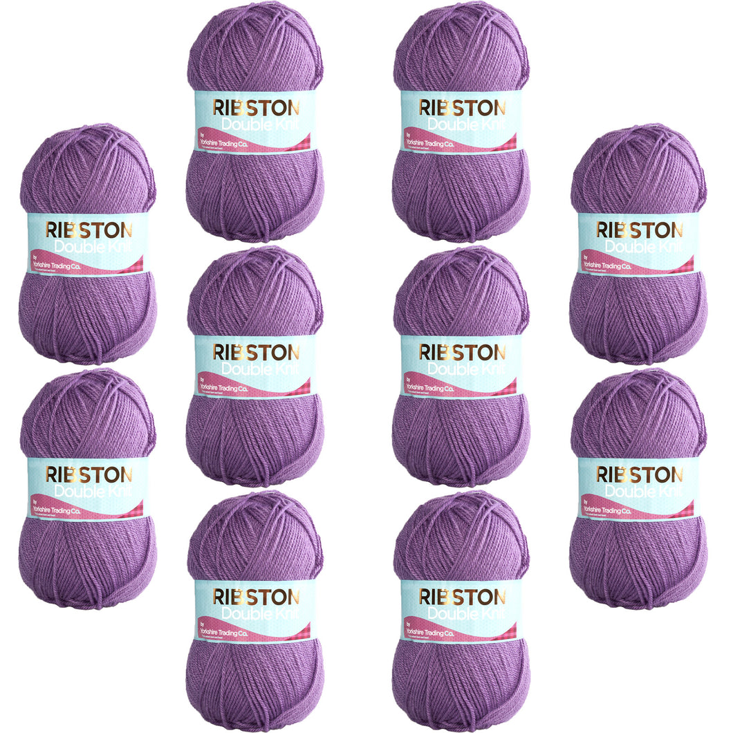 Ribston Double Knit Wool 100g Aubergine 41 10 Pack