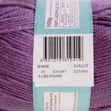 Load image into Gallery viewer, Ribston Double Knit Wool 100g Aubergine 41 10 Pack
