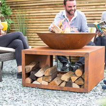 Load image into Gallery viewer, La Hacienda Moho Firepit With Logstore
