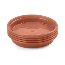 Load image into Gallery viewer, Whitefurze 20 Garden Terracotta Saucers For 12.7cm-15cm Pots
