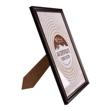 Load image into Gallery viewer, Brown And Gold Certificate Frame A4

