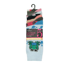 Load image into Gallery viewer, Ladies Fun Animal Socks 5 Pack
