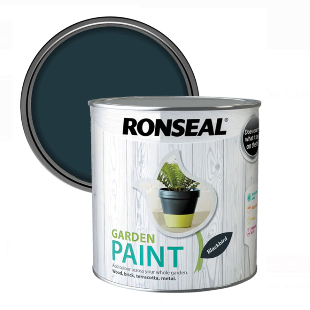 Ronseal Blackbird Garden Paint 2.5L
