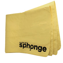 Load image into Gallery viewer, Super Absorbent Yellow Sph2onge Cloth
