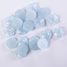 Load image into Gallery viewer, Habico Serrated Edge Buttons 14mm 30pk - Blue
