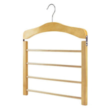 Load image into Gallery viewer, Russel 4 Bar Lotus Wood Wooden Trouser Hanger
