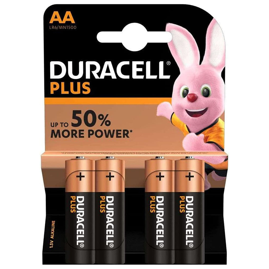 Duracell Plus Power AA Batteries 4pk