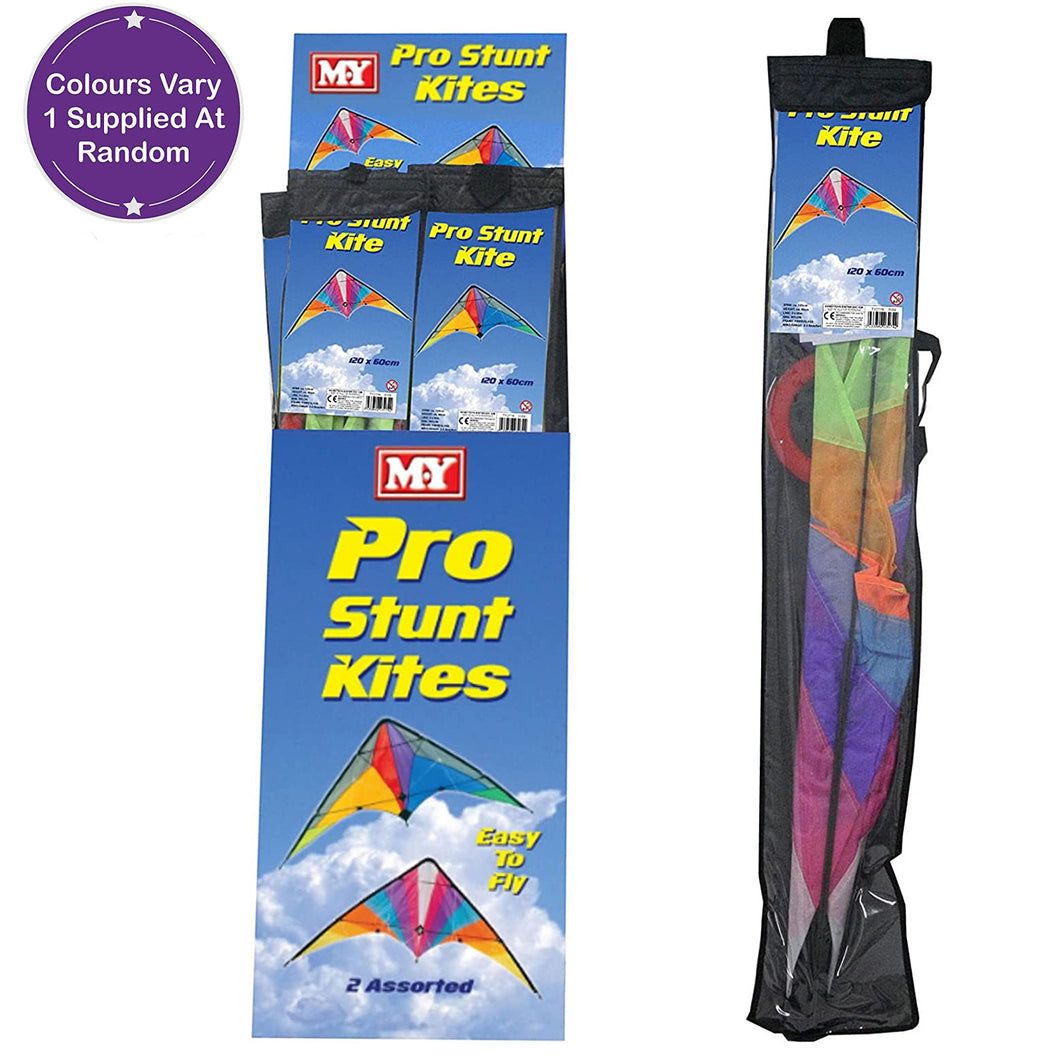 M.Y Rainbow Stunt Kite 120cm x 60cm