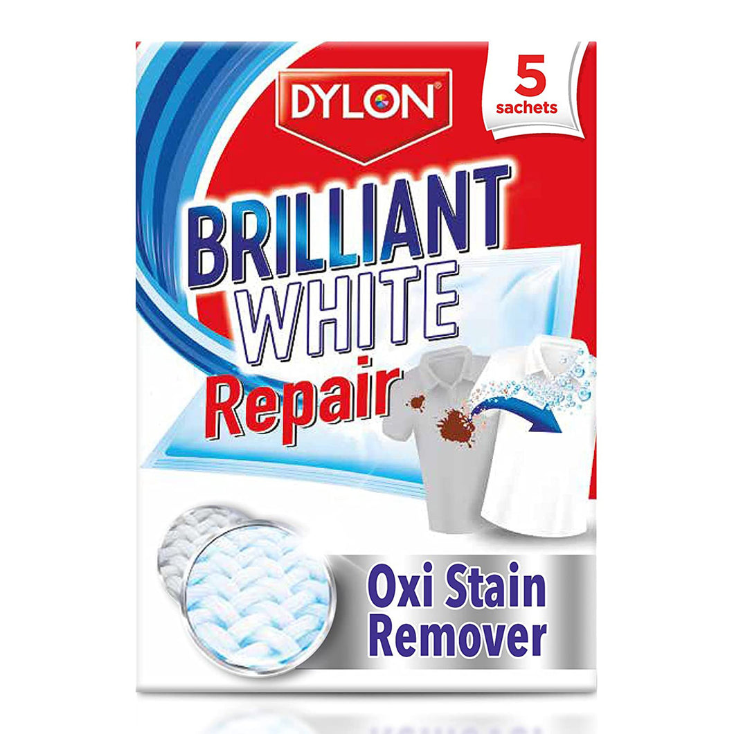 Dylon Brilliant White Oxi Stain Remover 5 Sachets