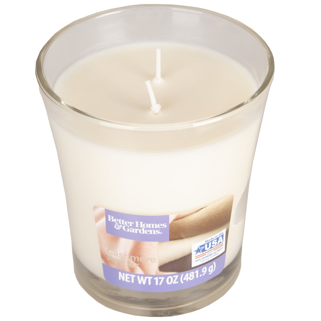 Better Homes & Garden Cashmere Amber 17oz Candle