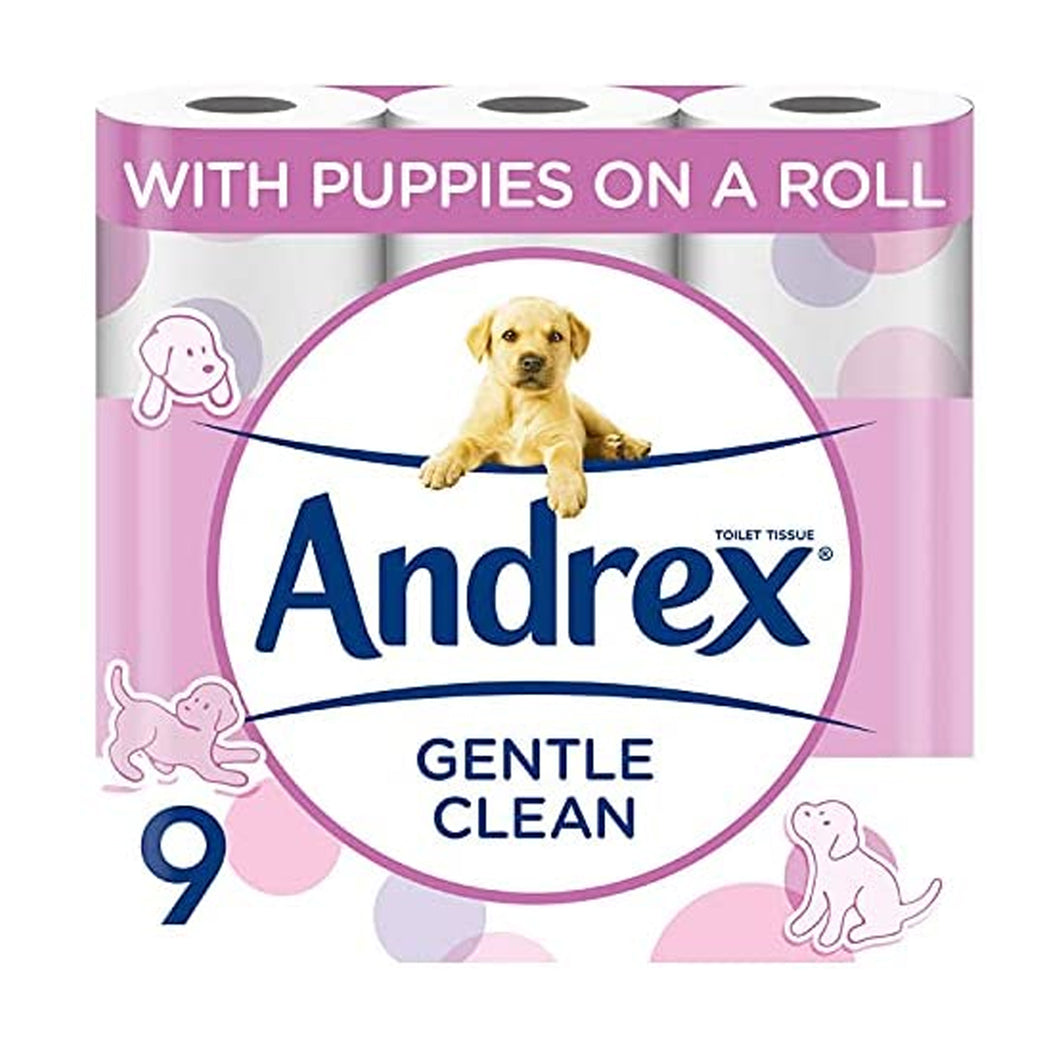 Andrex Gentle Clean Toilet Roll 9pk