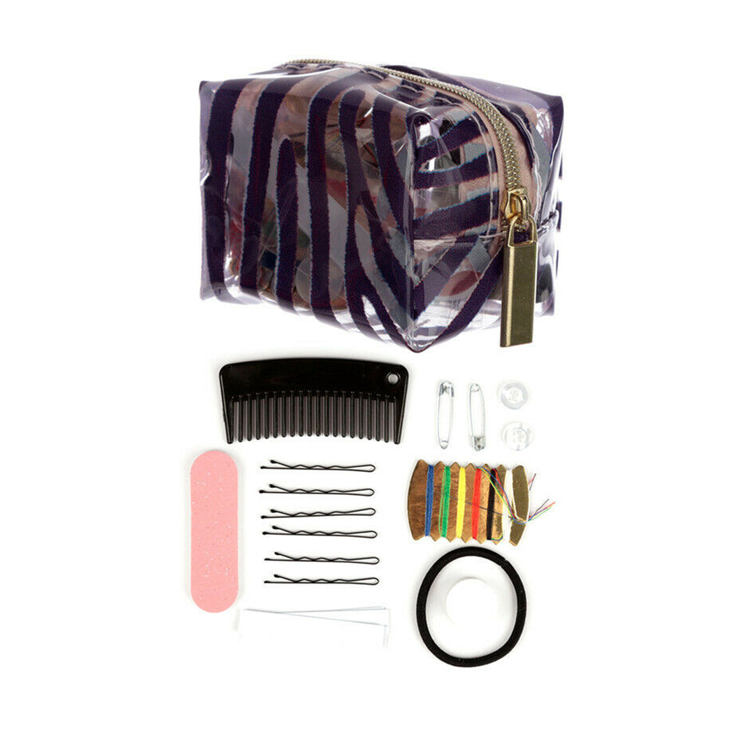 Emergency Travel Kit With Zebra Print
