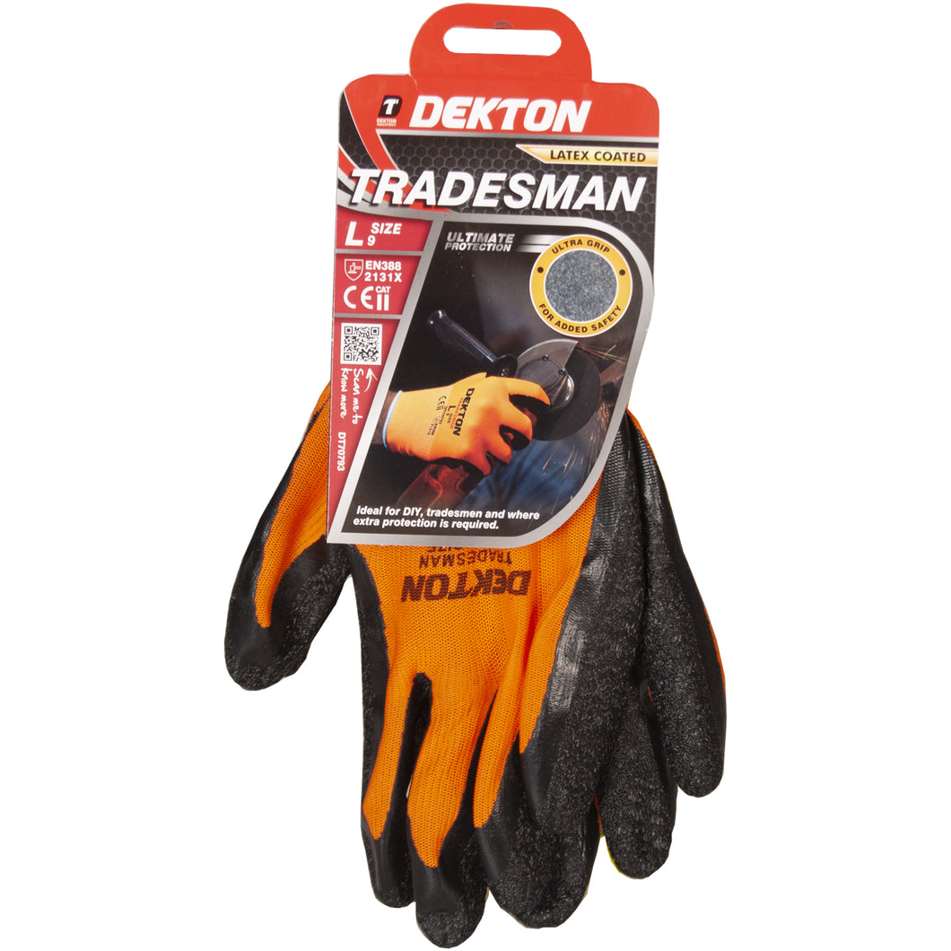 Dekton Latex Coated Tradesman Gloves