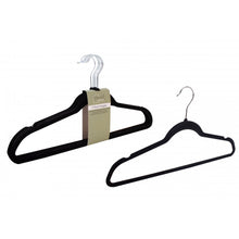 Load image into Gallery viewer, Coco &amp; Grey Black Adult Flock Hangers 5 Pack
