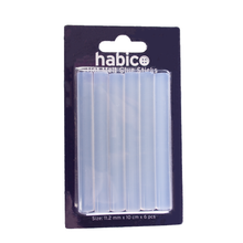 Load image into Gallery viewer, Habico Hot Glue Stick 11.2mm 6pk - Clear

