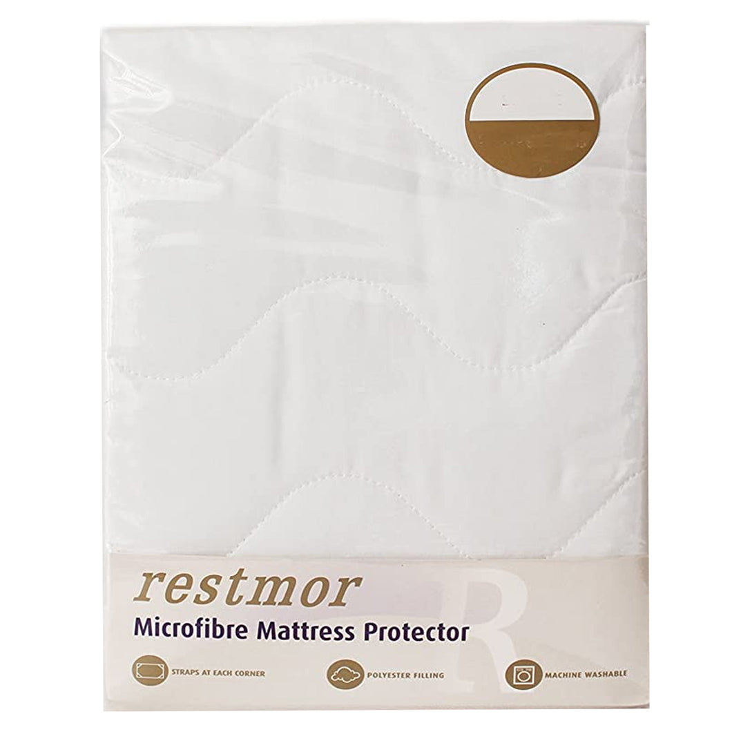Restmor Microfibre Quilted Mattress Protector  - Superking