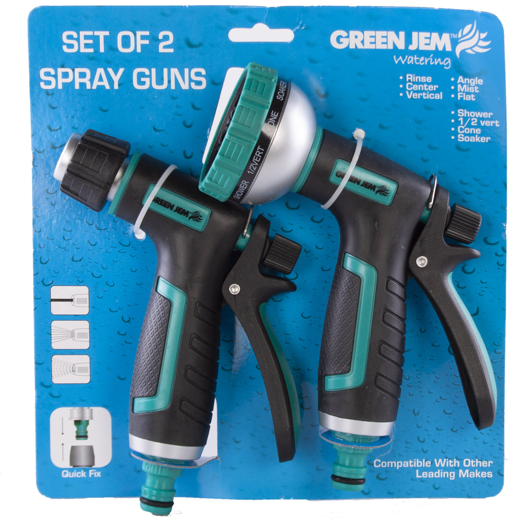 Green Jem Set Of 2 Spray Guns