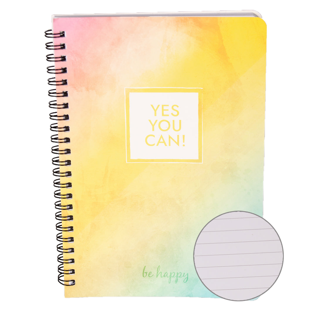 Yes You Can! A5 Notebook 'Be Happy'
