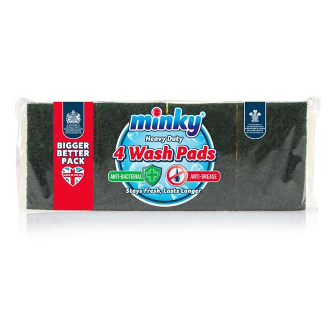 Minky Wash Pad 4pk