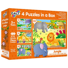 Load image into Gallery viewer, Galt Toys Jungle 4 Puzzles Set
