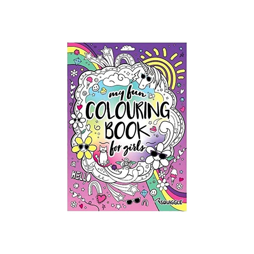 A4 colouring book for girls